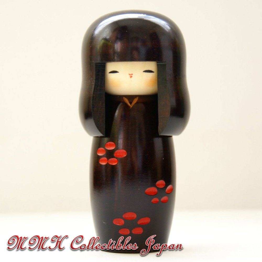 Lovely Creative Kokeshi Doll SHUNSAI (SPRING COLOR) by Usaburo - MMH Collectibles Japan