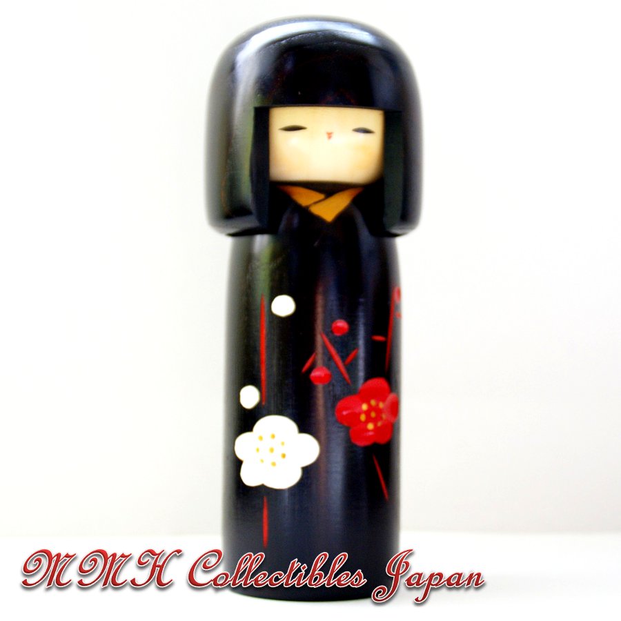 Giappone CRAFT Kokeshi Doll Happy Flower 