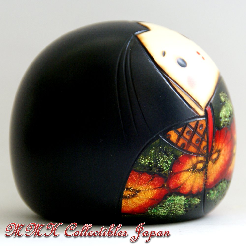 Lovely Creative Kokeshi Doll HIYORI (SUNNY DAY), Small by Toshio Sekiguchi - MMH Collectibles Japan